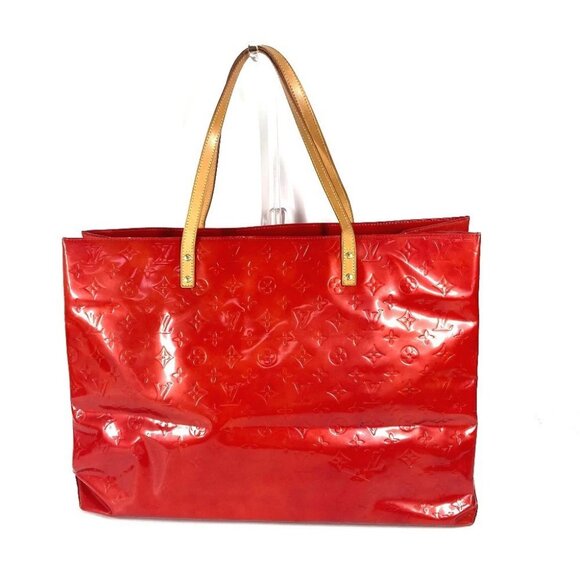 LOUIS VUITTON M91084 MonogramVernis Reed GM Bag Tote Bag Shoulder Bag - Picture 11 of 14
